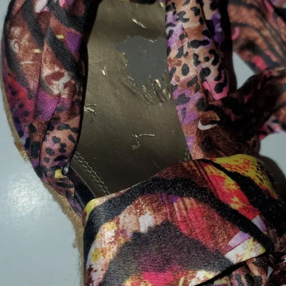 Impo Tipsy Wedge Strap Up Espadrilles Size 10M - Picture 6 of 15